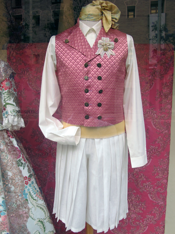 Traje de zaragell valenciano